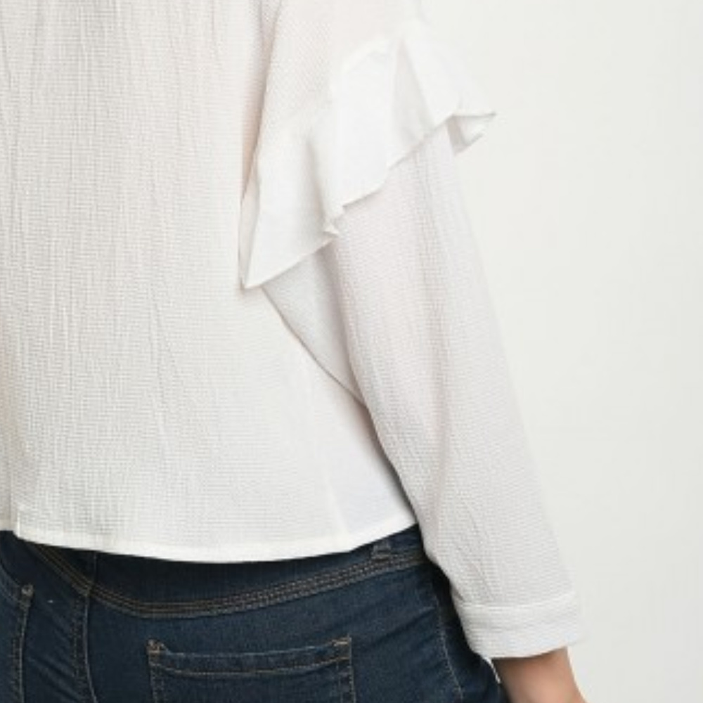 WHITE STATEMENT TOP - Picture 4 of 4